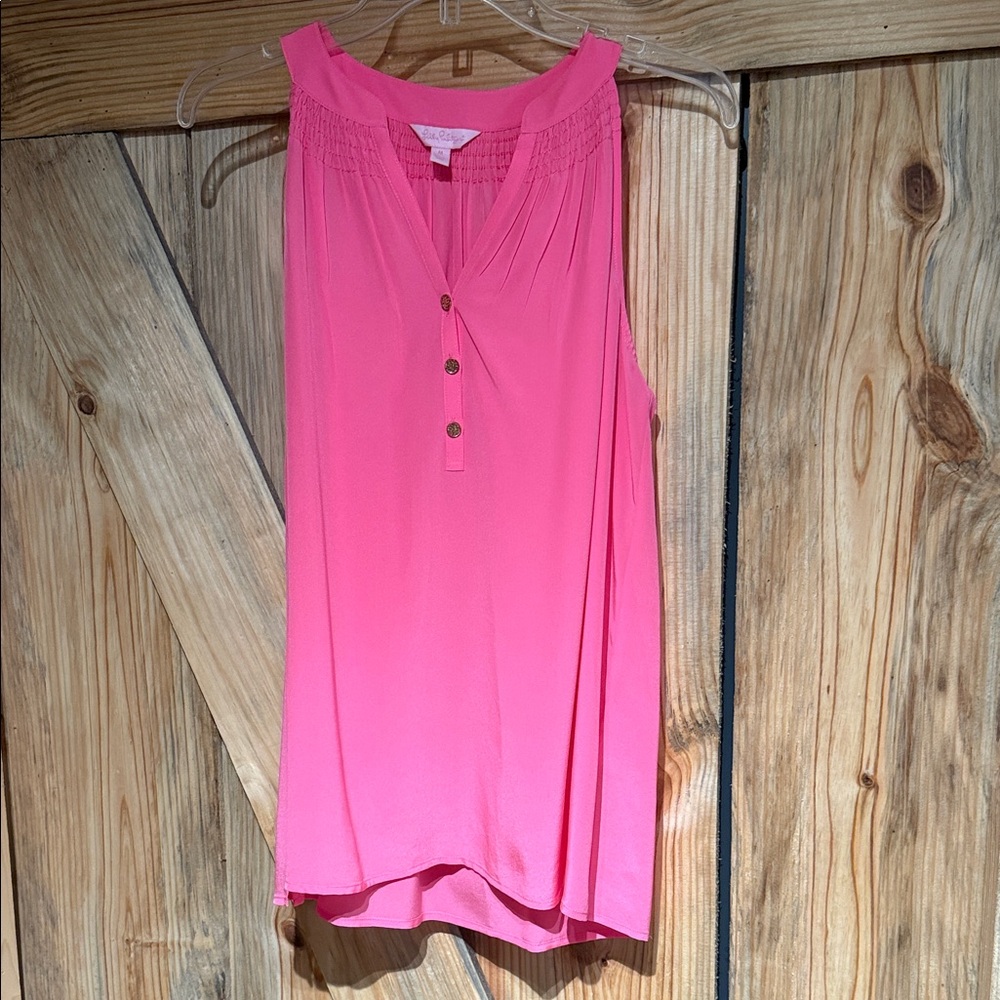 Lilly Pulitzer Bright Pink Sleeveless Top